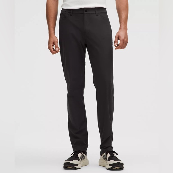 Lululemon ABC Classic-Fit 5 Pocket Pants Black Warpstreme Men’s 32